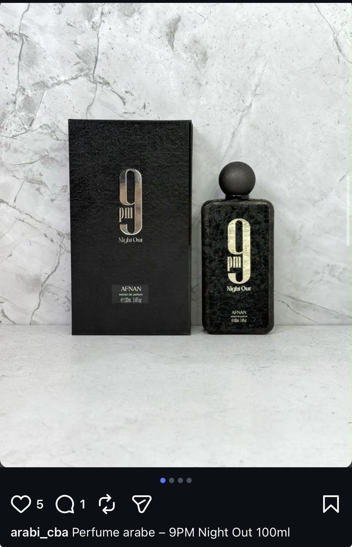 Perfume árabe 9PM Night Out 100ml