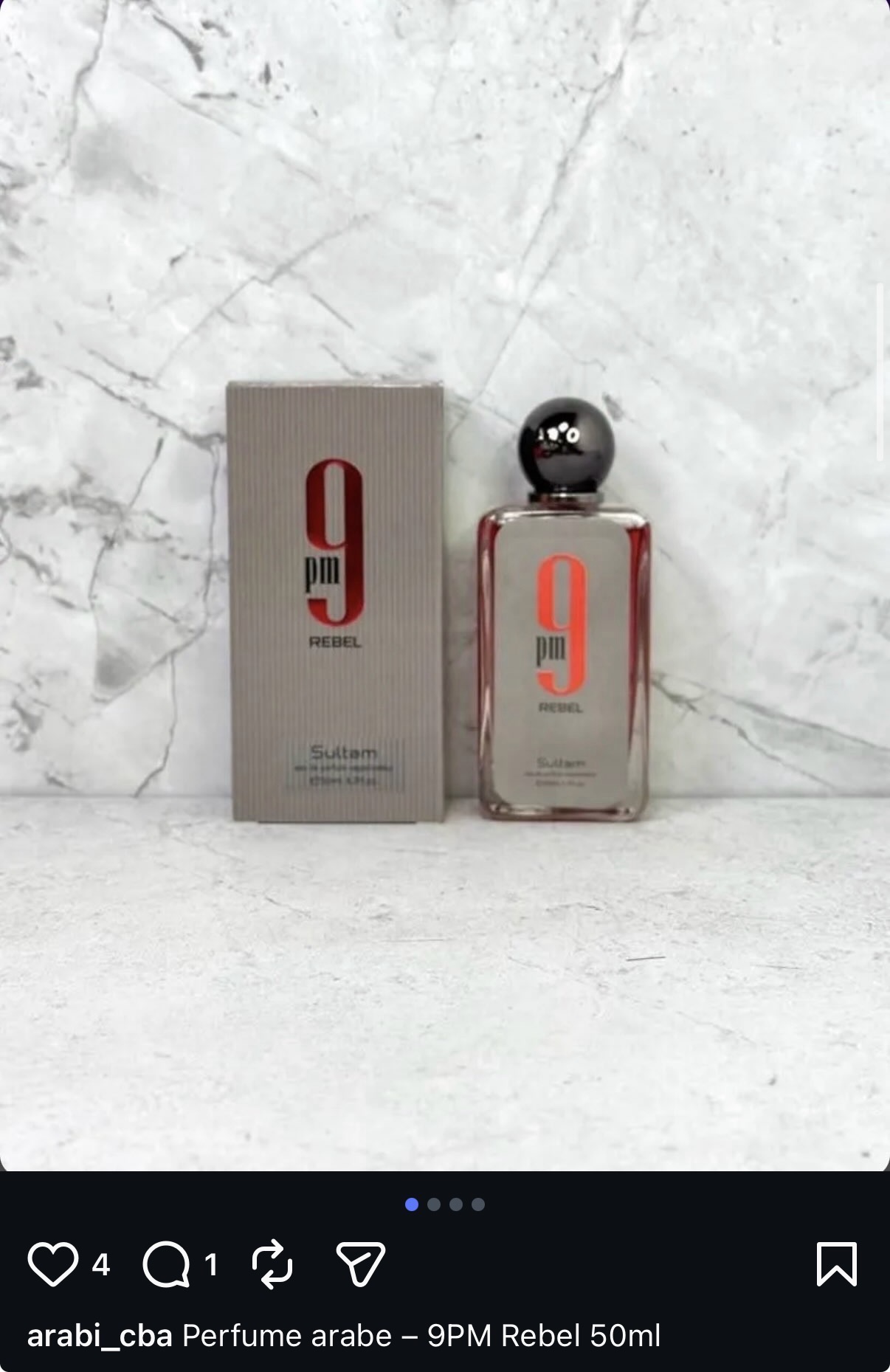 Perfume árabe 9PM Rebel 50ml