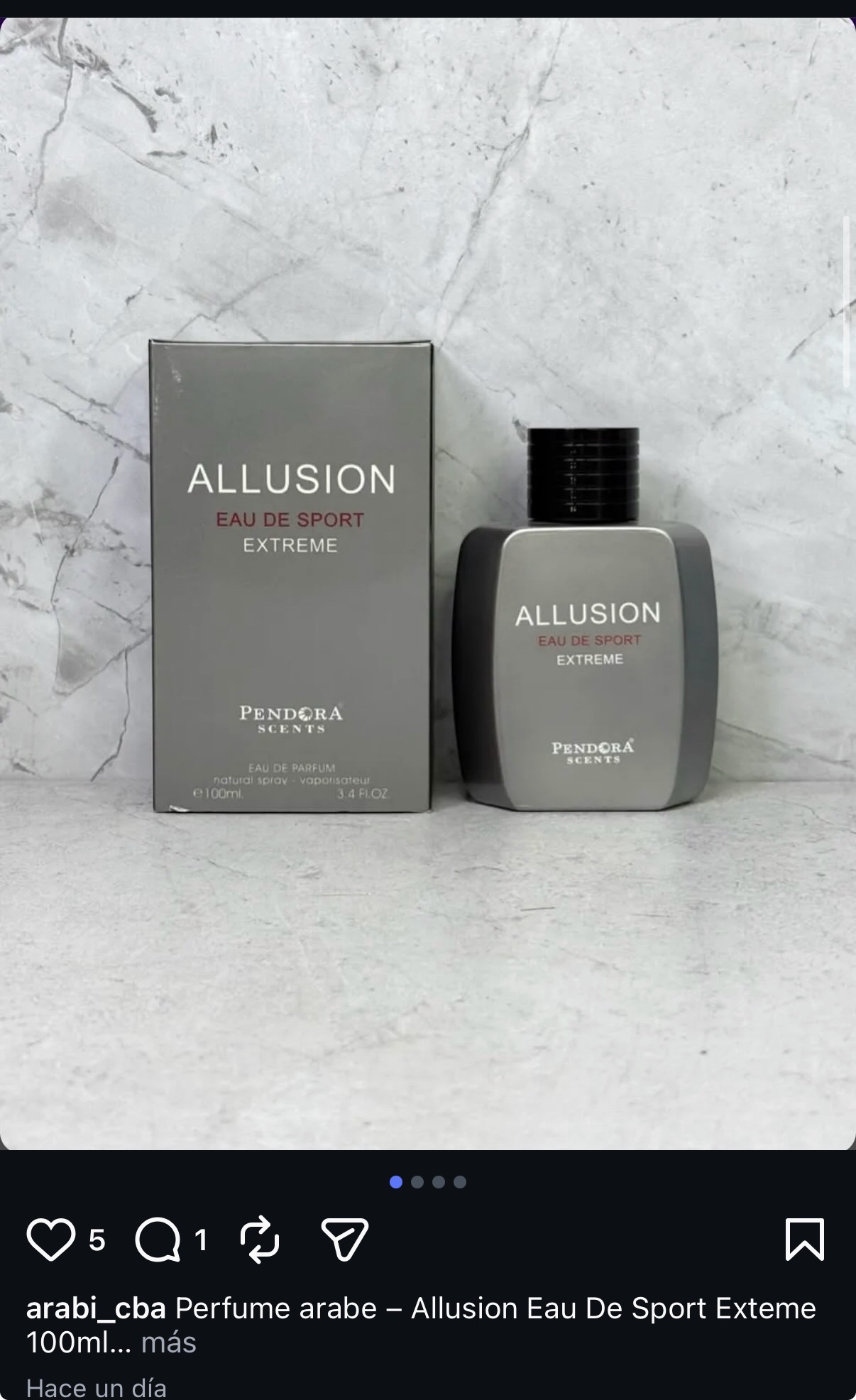 Perfume árabe Allusion Eau De Sport Extreme 100ml